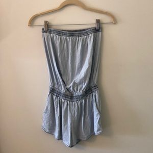 Aritzia Strapless Short Romper